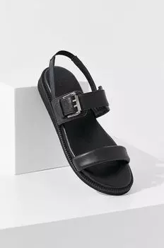 Кожаные сандалии Answear Lab, черный
