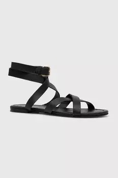 Кожаные сандалии Answear Lab, черный