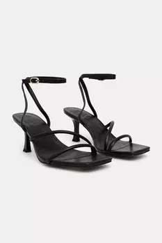 Кожаные сандалии Answear.Lab, черный