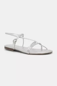 Кожаные сандалии Answear.Lab, серебряный