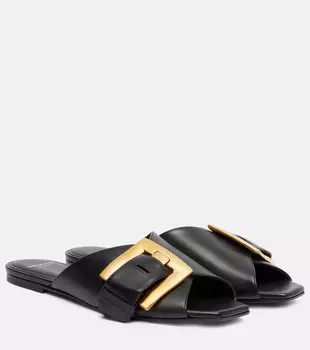 Кожаные сандалии Anthem Balmain, 0Pa Noir