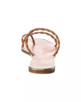 Кожаные сандалии Aquazzura Capalbio, золото