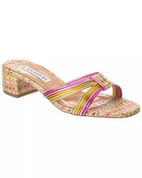 Кожаные сандалии Aquazzura Film 35, розовый