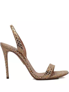 Кожаные сандалии Aquazzura, нейтральный