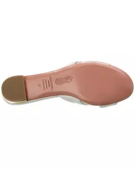 Кожаные сандалии Aquazzura Olie, белый