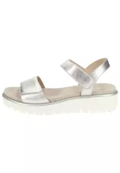 Кожаные сандалии ara, цвет Platin