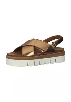 Кожаные сандалии ara, цвет Whisky