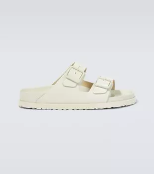Кожаные сандалии Arizona Avantgarde Birkenstock, белый