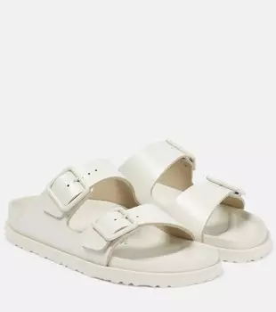 Кожаные сандалии Arizona Birkenstock, бежевый