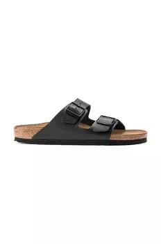 Кожаные сандалии Arizona Birkenstock, черный