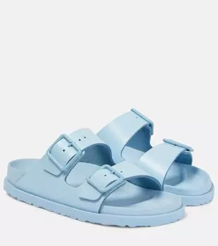 Кожаные сандалии Arizona Birkenstock, синий