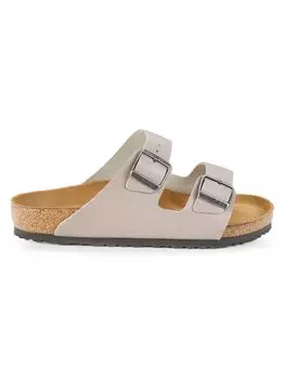 Кожаные сандалии Arizona обычного кроя Birkenstock, серый