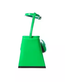 Кожаные сандалии Attico Piper The Attico, зеленый