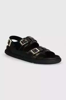 Кожаные сандалии Cannes Birkenstock, черный
