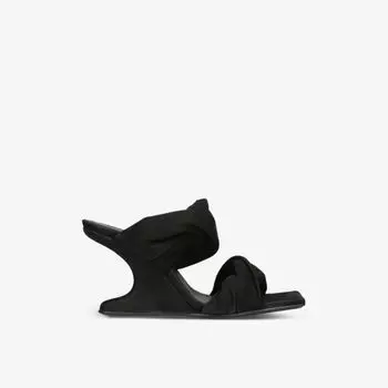 Кожаные сандалии cantilever 8 с витыми ремешками Rick Owens, черный