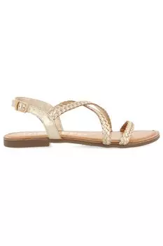 Кожаные сандалии Capaci с плетеными деталями Gioseppo, желтый