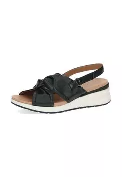 Кожаные сандалии Caprice, черный