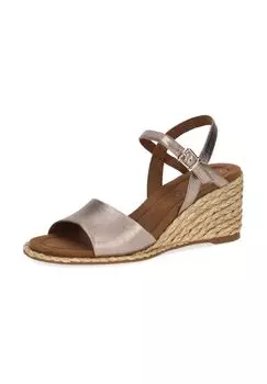 Кожаные сандалии Caprice, тауп
