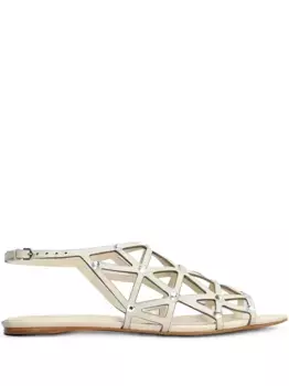 Кожаные сандалии CARRANO, белый