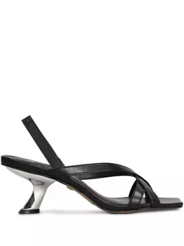 Кожаные сандалии CARRANO, черный