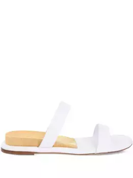 Кожаные сандалии Casadei, белый