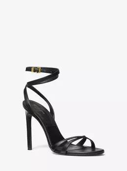 Кожаные сандалии Chrissy Michael Kors, черный