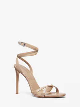 Кожаные сандалии Chrissy Michael Kors, коричневый