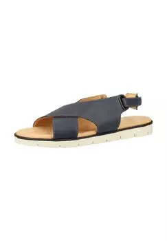 Кожаные сандалии Darkwood, темно-синий