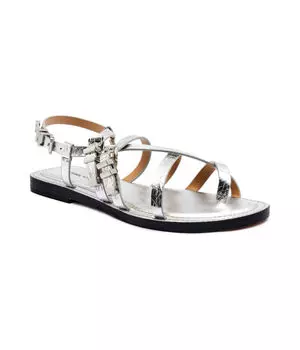Кожаные сандалии Darrington Michael Kors, серебряный