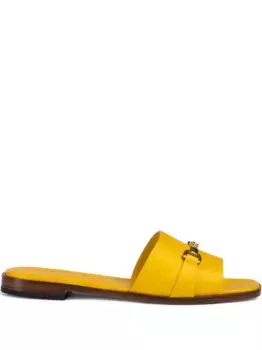 Кожаные сандалии Doucal's, желтый