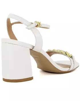 Кожаные сандалии Dune London с ручным управлением, белый