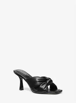 Кожаные сандалии Елена Michael Kors, черный