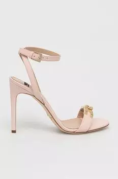 Кожаные сандалии Elisabetta Franchi, розовый