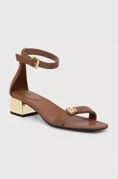Кожаные сандалии Ella Dkny, коричневый