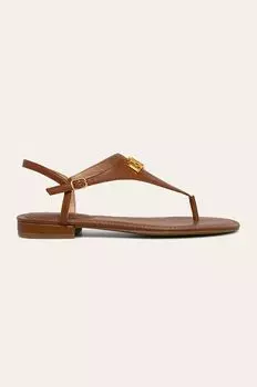 Кожаные сандалии Ellington Lauren Ralph Lauren, коричневый