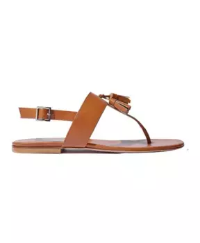Кожаные сандалии Emma Scarosso, коричневый