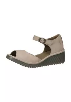 Кожаные сандалии Fly London, бежевый