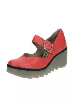 Кожаные сандалии Fly London, малиновый