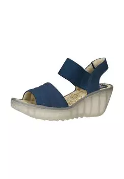 Кожаные сандалии Fly London, синий