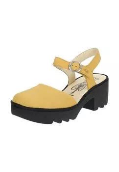 Кожаные сандалии Fly London, желтый