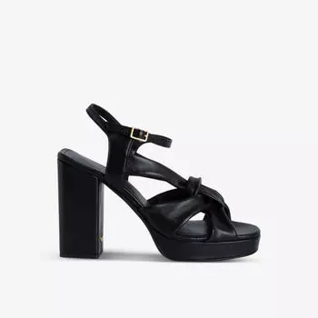 Кожаные сандалии Forget Me Knot с бантом спереди Zadig&Voltaire, цвет noir