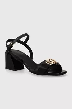 Кожаные сандалии Furla, черный