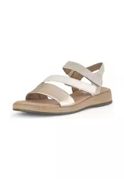 Кожаные сандалии Gabor, цвет Beige Gold