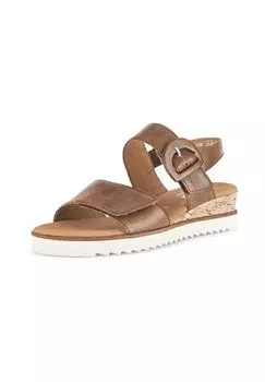Кожаные сандалии Gabor, цвет Camel