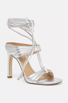 Кожаные сандалии Gabriella Michael Michael Kors, серебряный