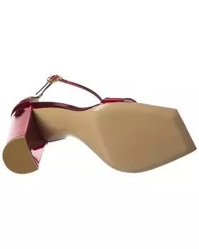 Кожаные сандалии Gianvito Rossi 100, красный