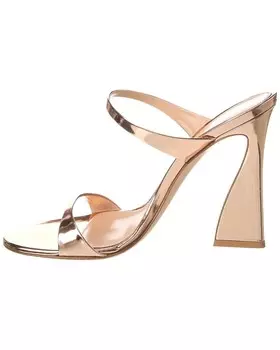 Кожаные сандалии Gianvito Rossi Aura 105, золото