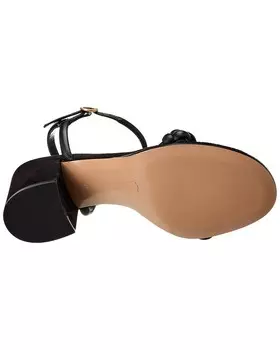 Кожаные сандалии Gianvito Rossi Cruz 60, черный