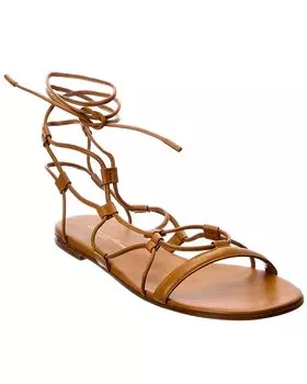 Кожаные сандалии Gianvito Rossi Giza, коричневый
