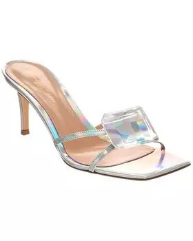 Кожаные сандалии Gianvito Rossi Jaipur Summer 70, серебряный